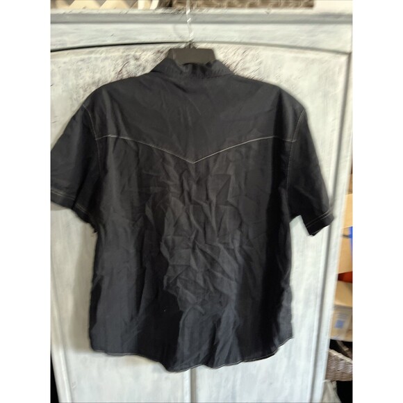 Guess vintage graphic button up short sleeve Men’s top Xxl Goth Grunge - Picture 6 of 8